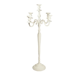 <b>Silver</b> & Gold Plated Candelabra Brass Crystal Bead Jars Elegant <b>Candle</b> <b>Holder</b> And <b>Candle</b> Stand At Competitive prices - Product Image 2
