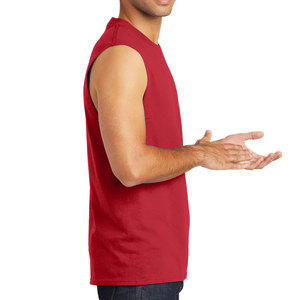 เสื้อกล้ามผ้าฝ้ายระบายอากาศได้ดีใส่ออกกำลังกาย - Product Image 3