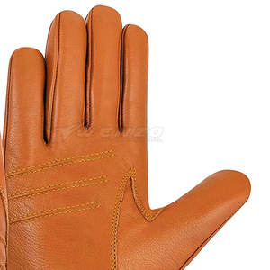Gants en cuir d'hiver de qualité supérieure pour écran tactile avec doublure en coton, taille et design personnalisables pour adultes - Product Image 3