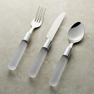 Couverts de banquet de mariage créatifs et réutilisables en acier inoxydable, couverts plaqués or, couverts à manche martelé, ensemble cuillère et fourchette - Product Image 4