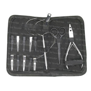 Gran oferta, Kit de herramientas de extensión de cabello de salón económico, Clips de Metal pequeños de acero inoxidable, alicates de apertura de bucle de gancho de tracción - Product Image 3