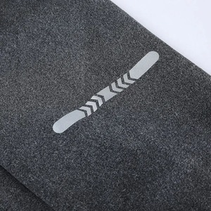 T-shirt de course à manches longues pour homme, demi-zip, automne-hiver, haut de sport fitness, respirant, tricoté, imprimé sur le devant, réfléchissant - Product Image 6