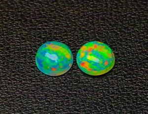 อัญมณีหลวม Gems-3mm-10mm โอปอลทรงหลังเบี้ยทรงกลมแนวกาแล็กซีไฟโอปอลจากเอธิโอเปียนธรรมชาติอันน่าทึ่ง - Product Image 4