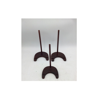 Support multifonctionnel pour livres en bois Support pour assiettes de cuisine en bois Support pour assiettes en bois Pièce unique - Product Image 4