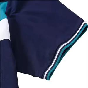 Camiseta de polo para hombre de último diseño, camisetas de golf de algodón 100% de alta calidad, lienzo de patrón sólido OEM ODM de Color liso más vendido - Product Image 6