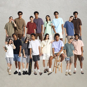 เสื้อยืดลำลองสีพื้นสีมิ้นท์สำหรับผู้ชายเสื้อยืดทรงหลวมผ้าถักต้านเชื้อแบคทีเรียแห้งเร็ว - Product Image 2