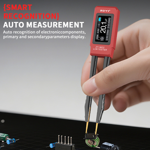 ZOYI ZT-MD2 cımbız LCR metre kondansatör direnç indüktör diyot Buzzer <span class=keywords><strong>Tester</strong></span> CNC Metal konut taşınabilir araç-kırmızı - Product Image 3