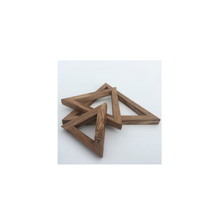 Dessous de plat en bois porte-pot porte-corde en forme de poisson napperons théière dessous de plat carré Acacia dessous de plat pour cuisine - Product Image 6