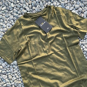 Hombres al aire libre Merino lana manga corta 100% lana Merino secado rápido Jersey verano protección solar transpirable camiseta para hombres - Product Image 3