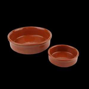 Brown Clay <b>Large</b> <b>Bowl</b> Set Use For <b>Serving</b> <b>Bowl</b> Or Dinnerware <b>Bowl</b> Luxury Kitchen Hotel Home Restaurant Supplies - Product Image 4