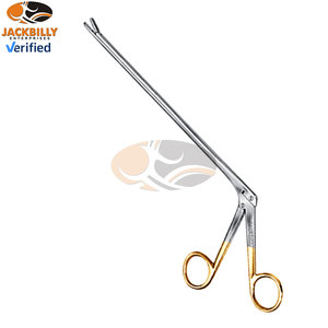 JACKBILLY Schlesinger Disco Intervertebral Rongeur Ángulo de 9 pulgadas con mandíbulas dentadas 3x10mm Instrumento quirúrgico de precisión de mordida - Product Image 4