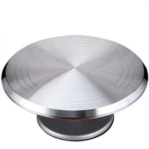 Élégant support à gâteau en aluminium avec artisanat de qualité supérieure pour les mariages et anniversaires et les décorations de table à dessert - Product Image 6