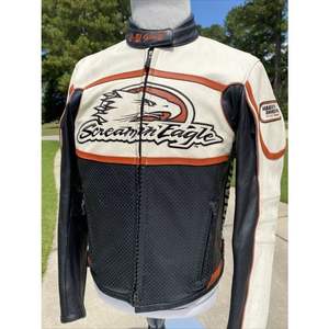 Veste en cuir Harley Davidson Raceway Screamin Eagle pour homme - Product Image 1
