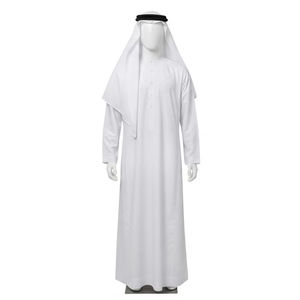 ผ้าทอแบบดั้งเดิมระบายอากาศได้สำหรับผู้ใหญ่ผ้าฝ้ายน้ำหนักเบาสวมใส่ในชีวิตประจำวันออกแบบได้ตามต้องการเสื้อผ้ามุสลิมขายส่ง - Product Image 1