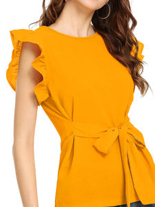 เสื้อยืดบูติกคุณภาพสำหรับผู้หญิงสำหรับใส่ไปงานปาร์ตี้เสื้อผ้าลำลองแบบมีสายสวมใส่สบายล่าสุด - Product Image 2