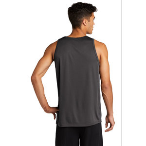 High Quality <b>Grey</b> Tank <b>Top</b> for Mens Custom Sportswear Gym <b>Vest</b> Sleeveless Quick Dry Singlet for Workout & Fitness OEM Supplier - Product Image 4