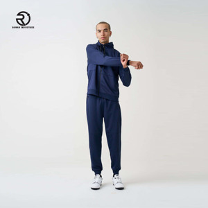 Nueva llegada para hombre Casual Color sólido sudadera de lana y pantalones de chándal conjuntos de marca de moda de punto chándales deportivos para hombres - Product Image 2