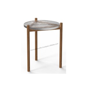Vente chaude Accent Table D'appoint À La Main Poli Table D'appoint Dernière Conception Américaine Noir Fini Moderne Mobilier D'intérieur Extérieur - Product Image 2