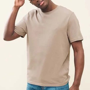 Vente en gros T-shirt uni surdimensionné de haute qualité pour hommes, à la mode, en coton biologique 210 Gsm 250 Gsm 300 Gsm 100 T Shirt en coton - Product Image 6