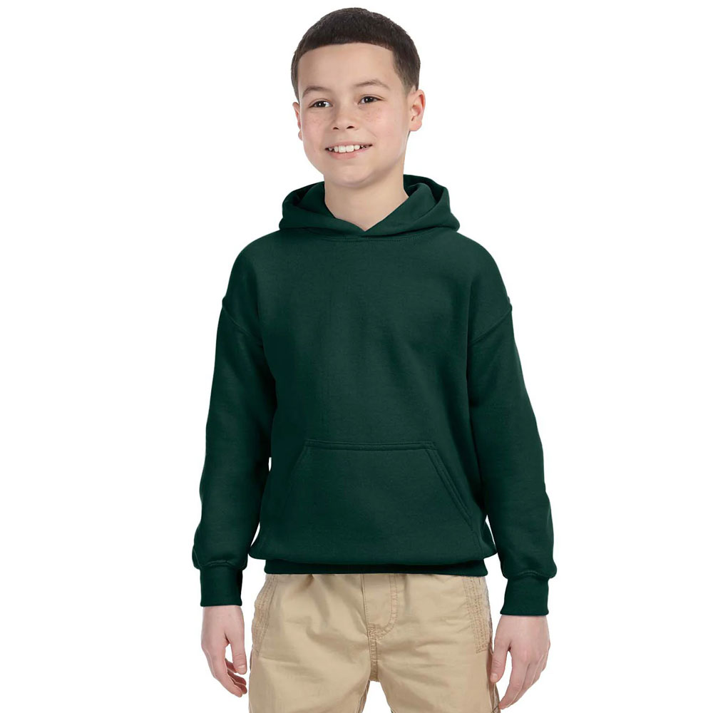 Custom Boy's Pullover Sweatshirts School Uniform Hooded Casual Kids Hoodies with Printed Logo for Children