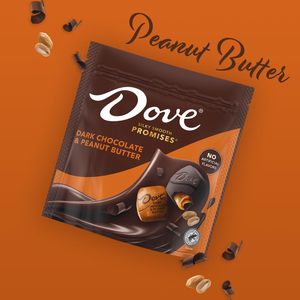 DOVE PROMISES Chocolat noir et beurre de cacahuète, bonbons pour la fête des mères, sachet de 6,74 oz - Product Image 6