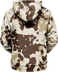 Sudadera con Capucha Extra Grande Personalizada para Hombre, 100% Algodón con Diseño de Chaqueta Acolchada, Felpa Cálida con Estampado de Letras - Product Image 4