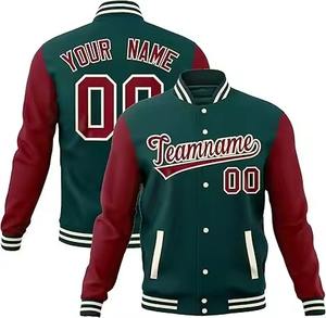 Professionally Comfortable soft material Varsity <b>jacket</b> for men <b>patchwork</b> durable best Stylish Regular Length Men Varsity <b>jacket</b> - Product Image 4