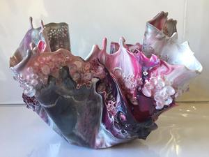 Epoxy Resin Eco-Friendly Luxury Elegant Teal Bow Salad/Fruit Storage <b>Gift</b> Polished Classic Home Dinnerware Bowl <b>Time</b> 2 Decor - Product Image 3