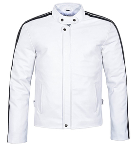 แจ็กเก็ตหนังผู้ชายสำหรับฤดูหนาว2022แฟชั่นสไตล์ไฮสตรีทคอตั้ง - Product Image 5