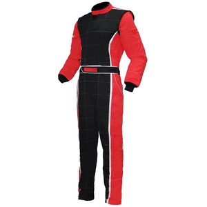 Combinaison de course de karting sportive noire de haute qualité, taille personnalisée, prix raisonnable, OEM, nom de l'équipe, directement des fournisseurs pakistanais - Product Image 1
