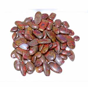 Agate à couture naturelle Cabochon Mélange de formes et de tailles Agate à couture marocaine Pierres précieuses en vrac Petite taille disponible - Product Image 2