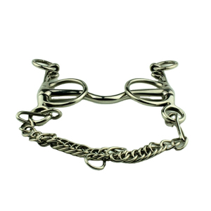 Offre Spéciale sur l'équipement de sellerie Acier inoxydable 20 mm Weymouth Curb Horse Bits Custom Made Weymouth Horse Bits avec chaîne - Product Image 5