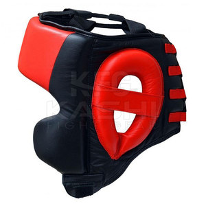 Protège-tête sportif portable en cuir de haute qualité, absorbant les chocs, pour l'entraînement de boxe, les arts martiaux et le sparring - Product Image 4