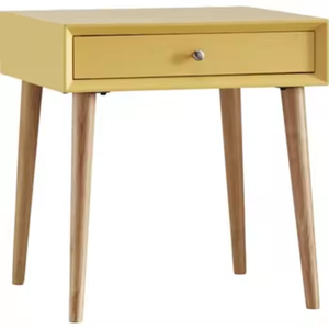 โต๊ะข้างเตียงแบบเรียบง่ายทันสมัยไม้สักคุณภาพสูงสำหรับอพาร์ทเมนต์ห้องนอนหรือโรงแรมส่งออกจากชวากลางอินโดนีเซีย - Product Image 1