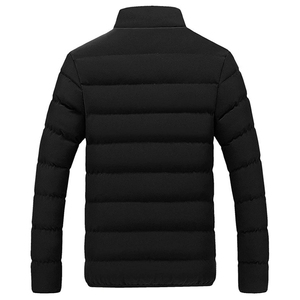 Veste matelassée chauffante d'extérieur pour hommes, design uni, respirante, vestes matelassées d'hiver pour hommes - Product Image 2
