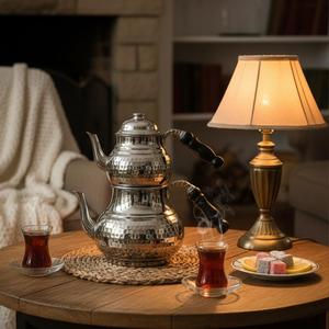 กาน้ำชาทองแดงตีขึ้นรูปด้วยมือ ดีไซน์โลหะทนทาน - Product Image 6