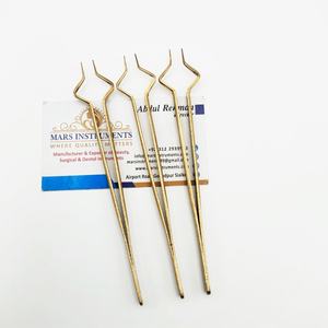 Pinzas para extensiones de pestañas de acero inoxidable profesional de nueva tendencia, punta de fibra de aislamiento, diseño de precisión duradero, fabricación de ventiladores - Product Image 5