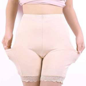 Short de gym respirant grande taille pour femmes taille haute Yoga Scrunch Butt Workout avec poches Short de fitness teint en plaine - Product Image 3