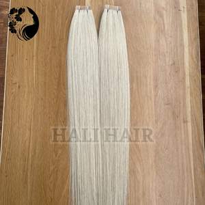 100% vierge vietnamienne droite bande Extensions de cheveux qualité supérieure cheveux humains bruts Super Double dessiné naturel soyeux lisse cheveux - Product Image 5