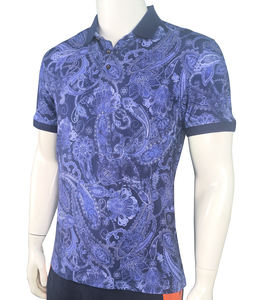 Premium 98% coton et 2% élastique impression numérique conception personnalisée polos en jersey unique de haute qualité du fournisseur BD - Product Image 2