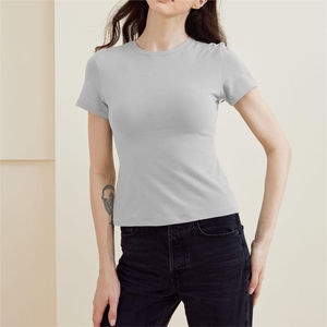 T-shirts à col rond respirants pour femmes Prix de gros auprès du fabricant T-shirts à col rond pour femmes Fournisseur direct d'usine pour les acheteurs B2B - Product Image 2