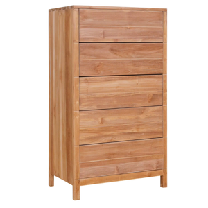 Fabricant d'une armoire à cinq tiroirs en bois de teck massif de la meilleure qualité - Product Image 1