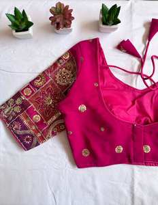 Nueva Georgette de imitación de excelente calidad con hilo y blusa de trabajo de secuencia Fabricante de moda para mujer - Product Image 2