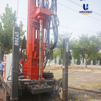 UNIQUEMAC 200m 260m 300m Machine de forage de puits d'eau portable hydraulique pour fondations de maisons