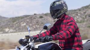 Venta al por mayor Camisa de moto Camisa de manga larga de franela suave montar en motocicleta blindada para hombre - Product Image 6