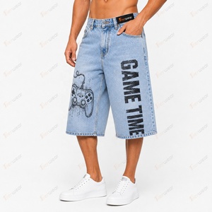 Pantalones Cortos de Mezclilla Personalizados para Hombre al por Mayor, Premium, Casuales de Verano, Ajustados, Rotos, Desgastados, de Algodón Elástico, Marca Privada - Product Image 2