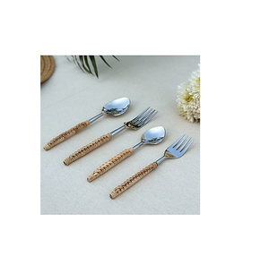 Couverts en acier inoxydable de qualité supérieure ensemble de couverts au design élégant vaisselle personnalisée fête durable faite à la main - Product Image 3