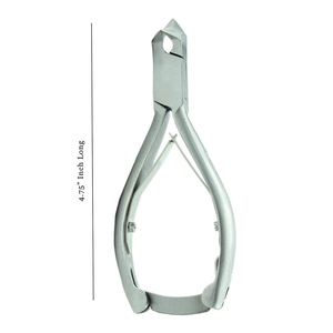 เครื่องตัดเล็บรูปดวงจันทร์สำหรับทำเล็บเท้าแบบทนทานกล่องสแตนเลสที่ตัดเล็บพร้อมล็อคหลังเพื่อความสวยงาม - Product Image 2