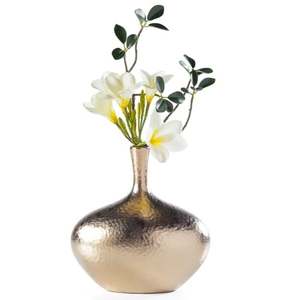 Florero de aluminio fundido hecho a mano SurahiShape exclusivo al por mayor con florero de acabado antiguo para la decoración del jardín del hogar - Product Image 6