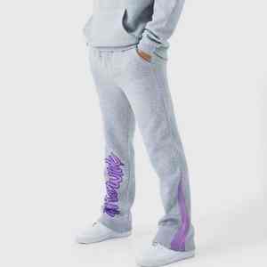 2025 moda High Street personalizado hombres apilados chándal con capucha chándal alto precio competitivo conjunto de peso pesado - Product Image 4